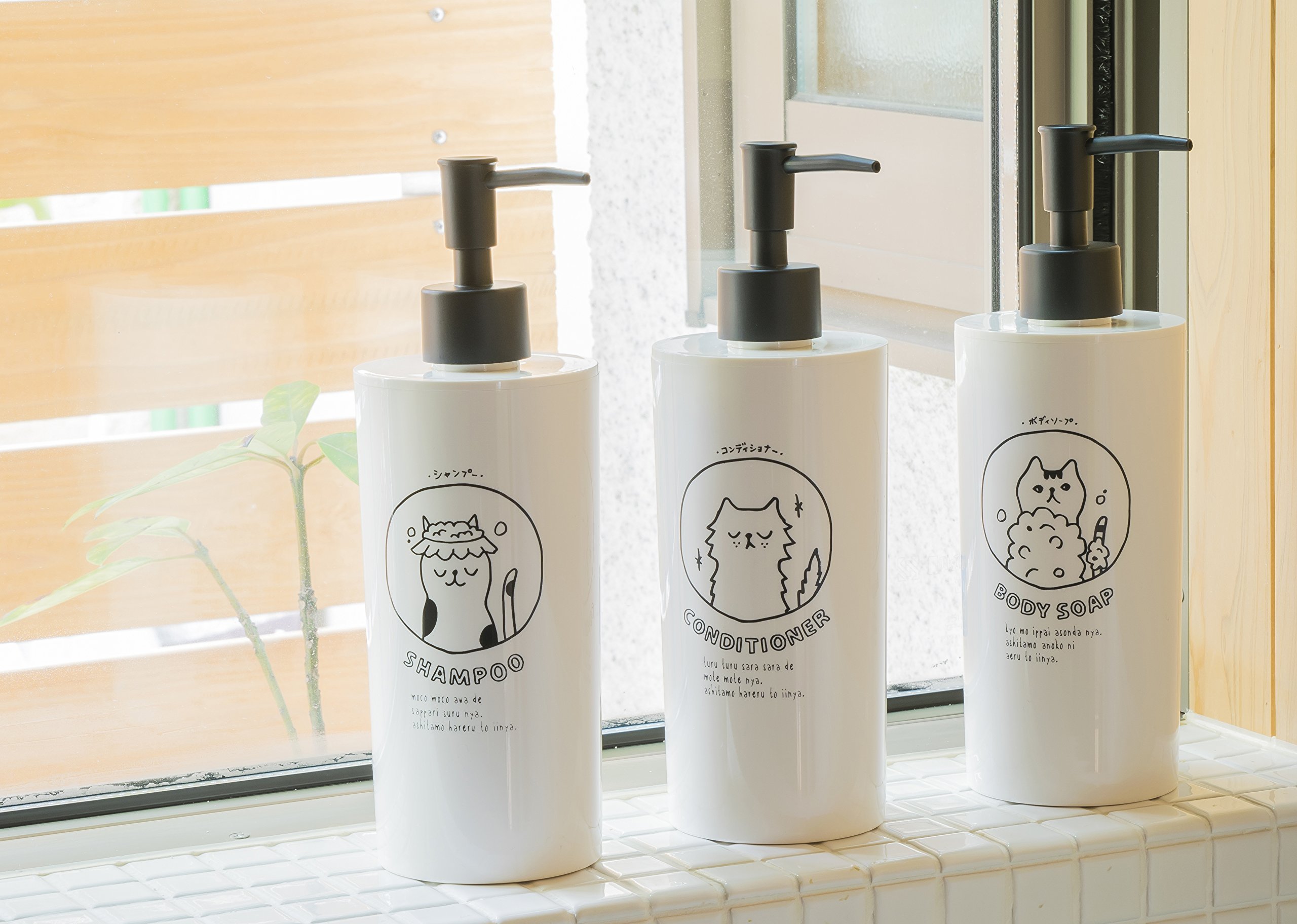 Amazon｜割れにくい ディスペンサー シャンプー 約500ml neco 日本製